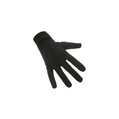 Zwarte korte party handschoenen