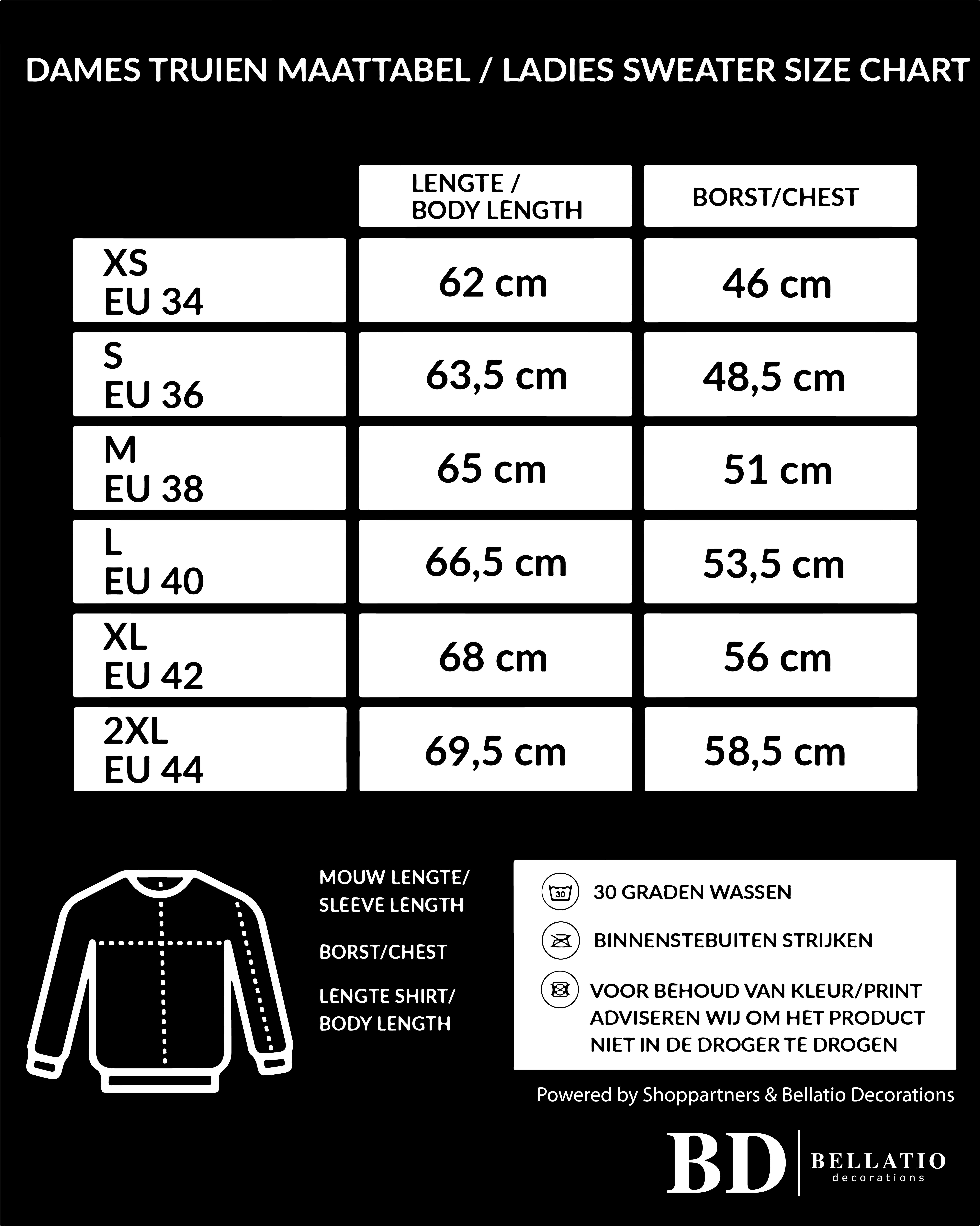 I love Belgie sweater / trui zwart voor dames