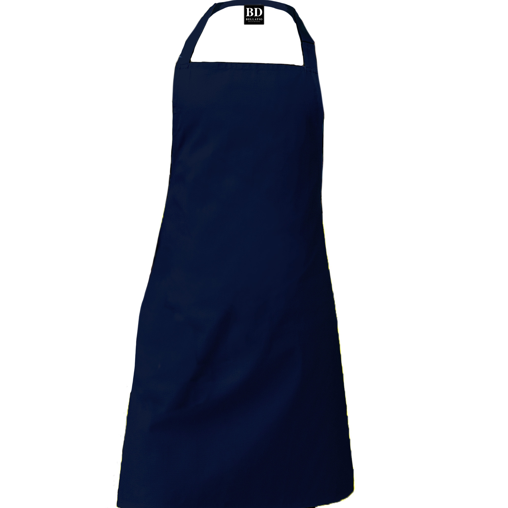 BBQ King barbeque schort / keukenschort kobalt blauw voor heren